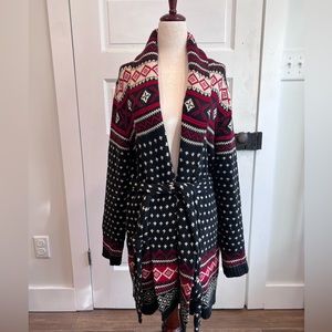 American Living fair isle cardigan